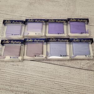 Mokuba Embroidery Sylk Ribbon - 7mm - 8 Packs Shades of Purple #2 - 3 yds each